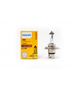 Philips 12342C1 P43t-38 H4 60/55 W Halogen Premium Light Bulb Philips 12342C1 P43t-38 H4 60/55 W Halogen Premium Light Bulb